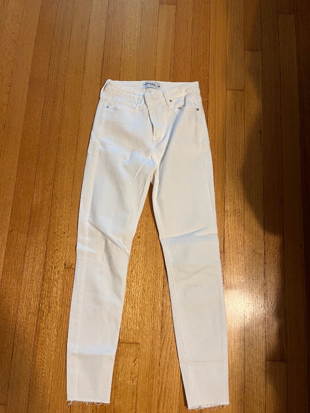 Just Black Denim White Jeans